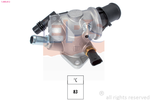 Thermostat, coolant - 1.880.812 EPS