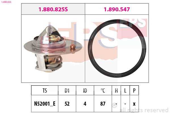 Termostato, Refrigerante - 1.880.825 EPS