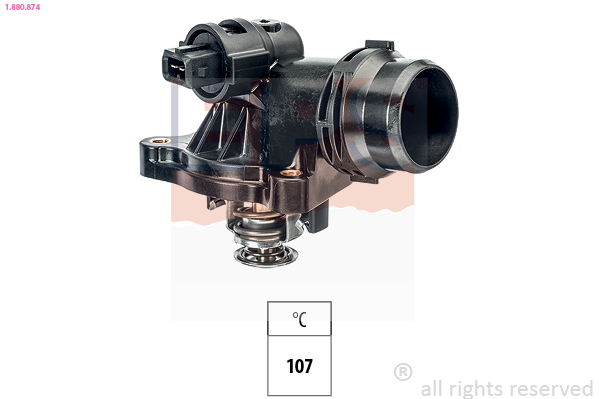 Thermostat, coolant - 1.880.874 EPS