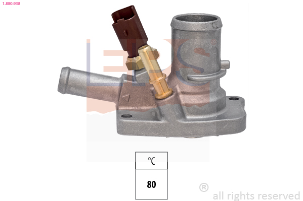 Thermostat, coolant - 1.880.938 EPS