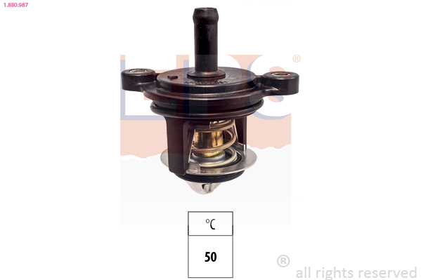 Thermostat, coolant - 1.880.987 EPS