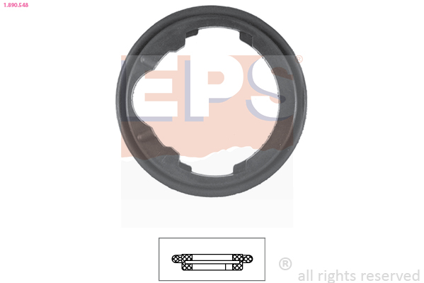 Gasket, thermostat - 1.890.548 EPS