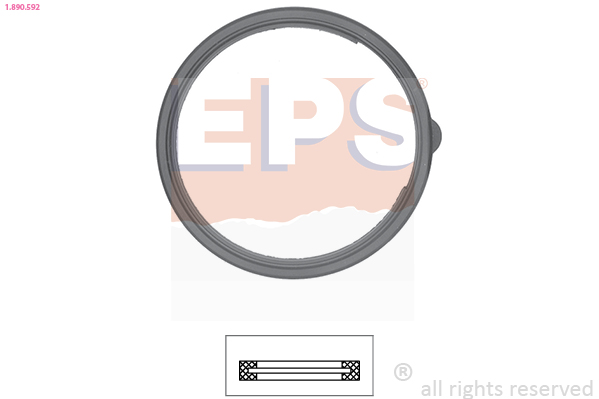 Gasket, thermostat - 1.890.592 EPS