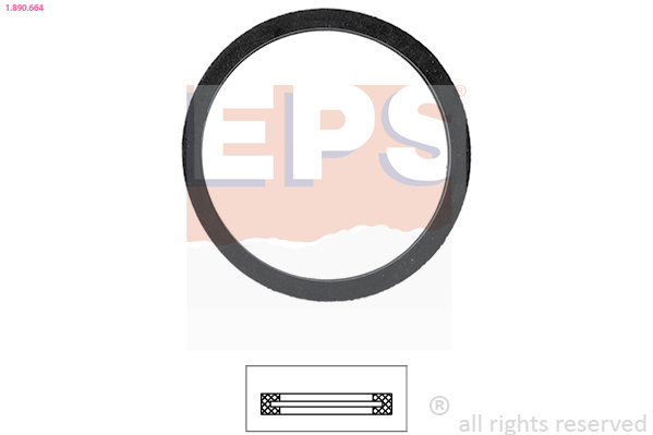 Gasket, thermostat - 1.890.664 EPS