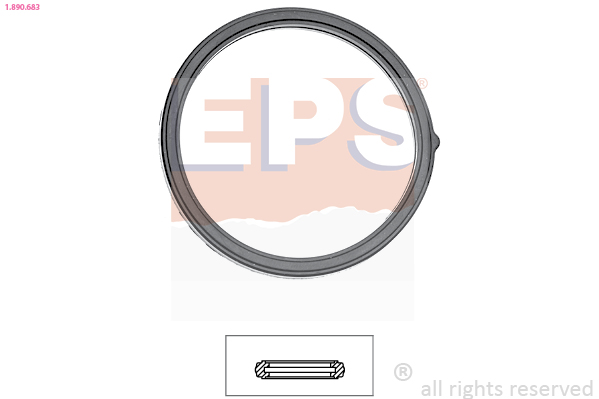 Gasket, thermostat - 1.890.683 EPS