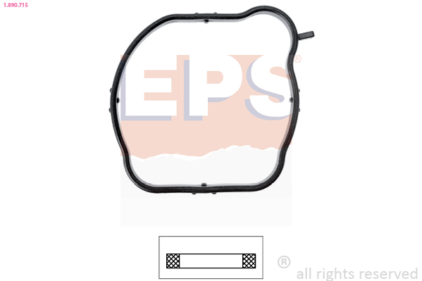 Gasket, thermostat - 1.890.715 EPS