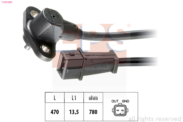 Generatore di impulsi, Albero a gomiti - 1.953.003 EPS