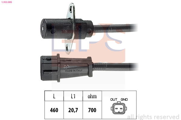 Sensor, crankshaft pulse - 1.953.005 EPS