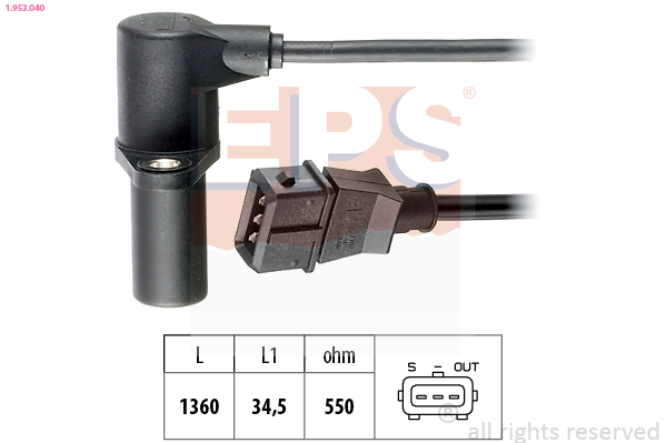 Generatore di impulsi, Albero a gomiti - 1.953.040 EPS
