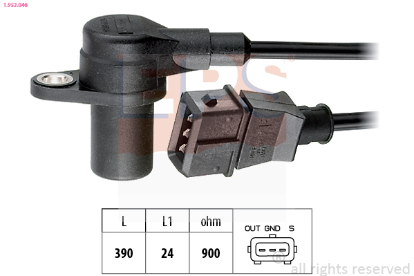 Sensor, crankshaft pulse - 1.953.046 EPS