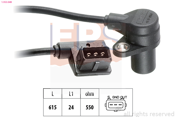 Sensor, crankshaft pulse - 1.953.049 EPS