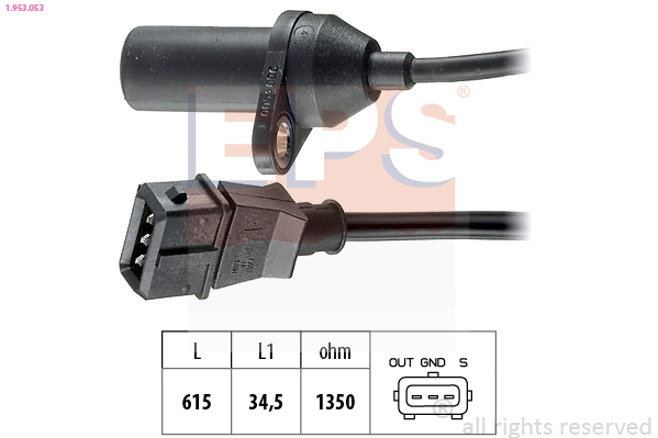 Sensor, crankshaft pulse - 1.953.053 EPS