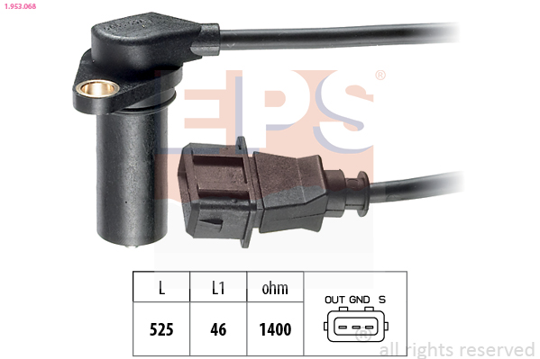 Sensor, crankshaft pulse - 1.953.068 EPS