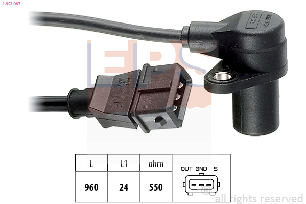 Sensor, crankshaft pulse - 1.953.087 EPS