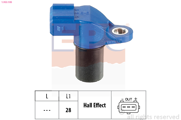 Sensor, RPM - 1.953.105 EPS