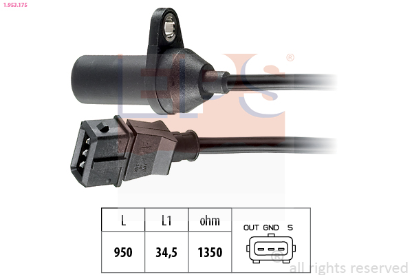 Sensor, crankshaft pulse - 1.953.175 EPS