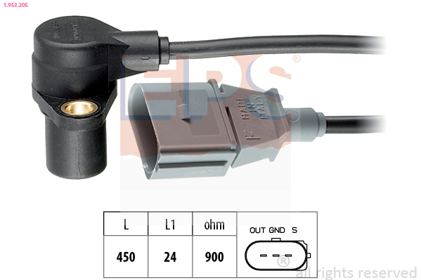 Sensor, crankshaft pulse - 1.953.205 EPS