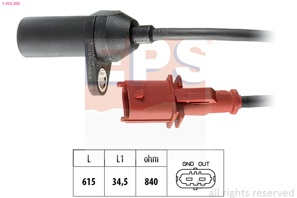 Generatore di impulsi, Albero a gomiti - 1.953.206 EPS