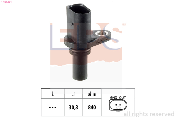 Sensor, Drehzahl - 1.953.221 EPS