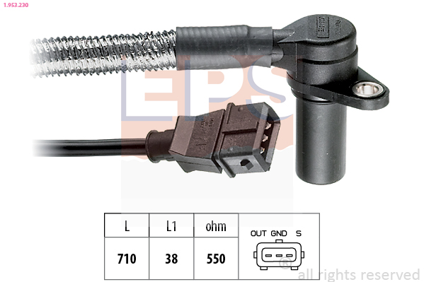 Sensor, crankshaft pulse - 1.953.230 EPS