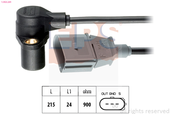 Sensor, crankshaft pulse - 1.953.241 EPS