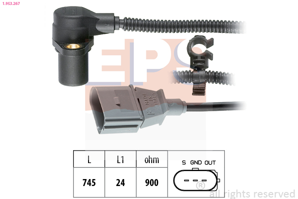 Sensor, crankshaft pulse - 1.953.267 EPS