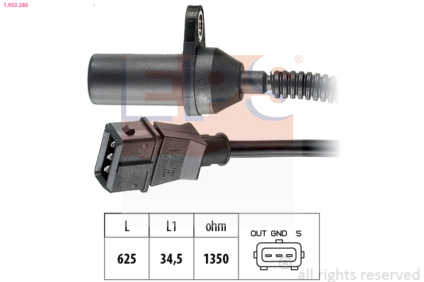 Generatore di impulsi, Albero a gomiti - 1.953.285 EPS