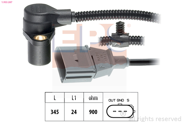Sensor, crankshaft pulse - 1.953.287 EPS