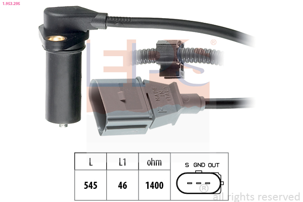 Sensor, crankshaft pulse - 1.953.295 EPS