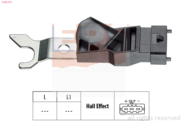 Sensor, camshaft position - 1.953.311 EPS