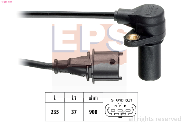 Sensor, crankshaft pulse - 1.953.326 EPS