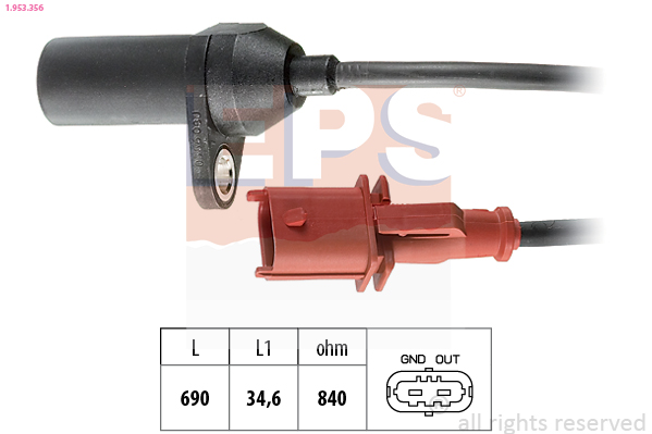 Generatore di impulsi, Albero a gomiti - 1.953.356 EPS