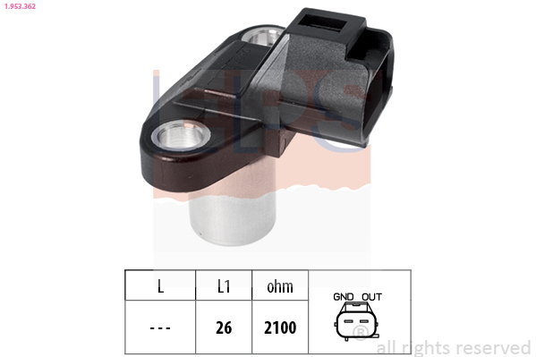 Sensor, camshaft position - 1.953.362 EPS