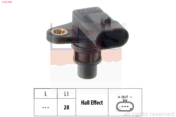 Sensor, camshaft position - 1.953.388 EPS