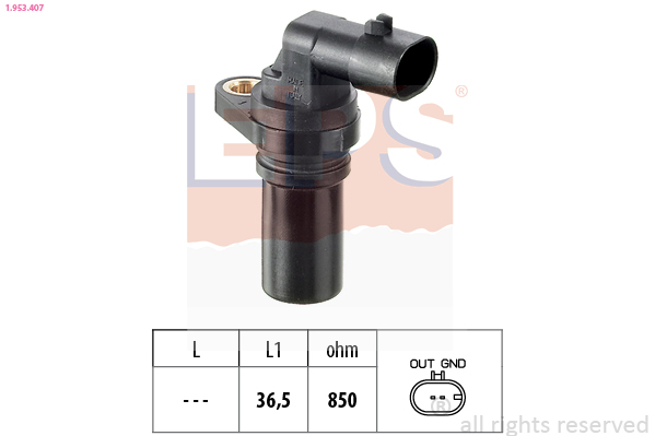 Sensor, crankshaft pulse - 1.953.407 EPS