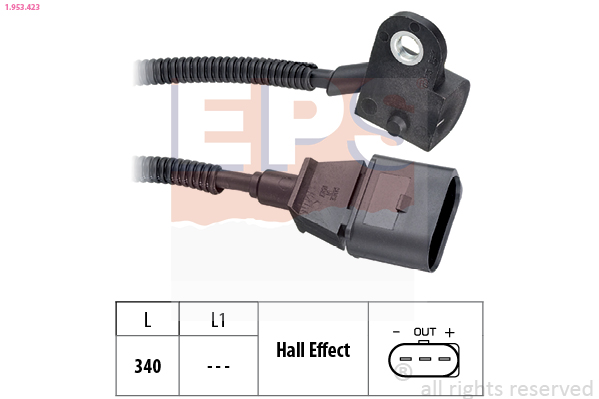 Sensor, camshaft position - 1.953.423 EPS