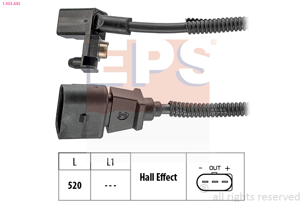 Sensor, crankshaft pulse - 1.953.443 EPS