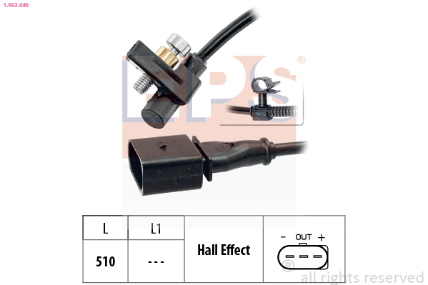 Sensor, crankshaft pulse - 1.953.446 EPS