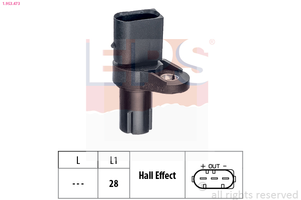 Sensor, crankshaft pulse - 1.953.473 EPS
