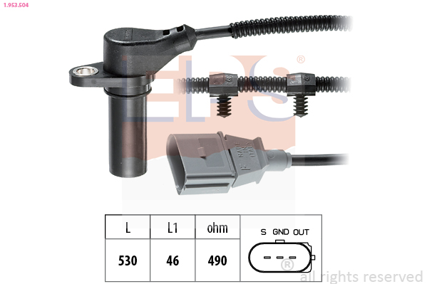 Sensor, crankshaft pulse - 1.953.504 EPS
