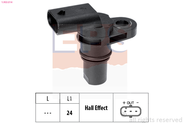 Sensor, crankshaft pulse - 1.953.514 EPS