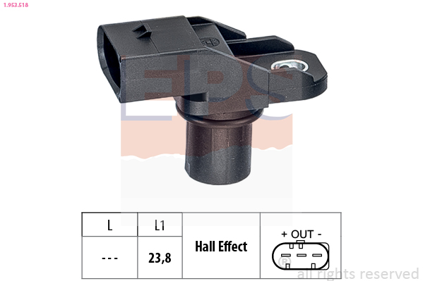 Sensor, camshaft position - 1.953.518 EPS