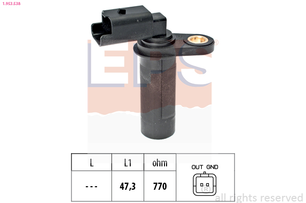 Sensor, crankshaft pulse - 1.953.538 EPS