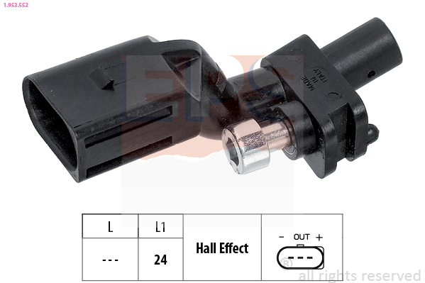 Sensor, crankshaft pulse - 1.953.552 EPS