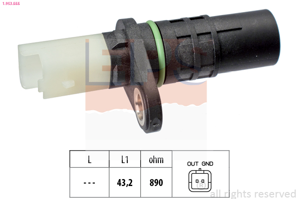 Sensor, crankshaft pulse - 1.953.555 EPS