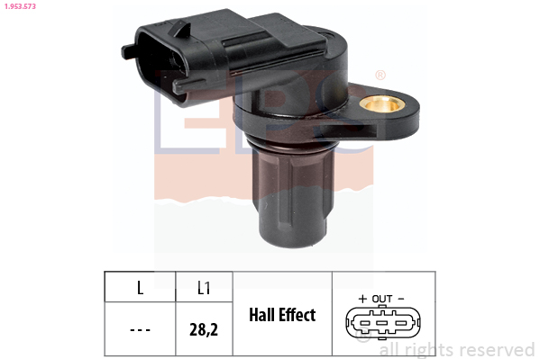 Sensor, camshaft position - 1.953.573 EPS