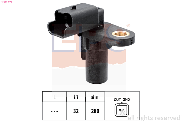 Sensor, crankshaft pulse - 1.953.579 EPS