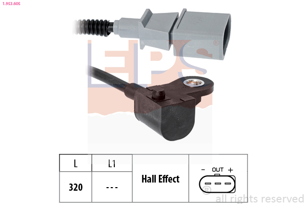 Sensor, camshaft position - 1.953.605 EPS
