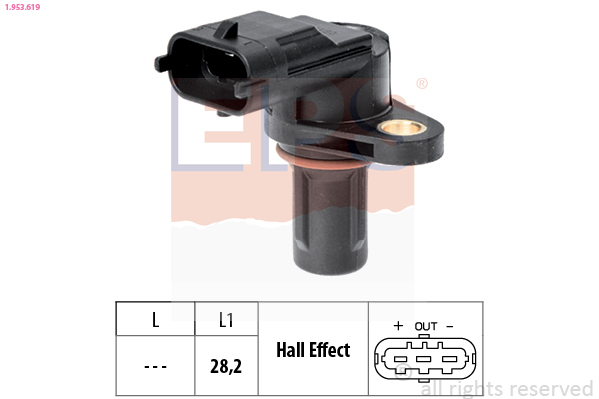 Sensor, RPM - 1.953.619 EPS