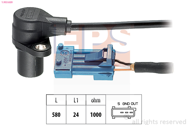 Sensor, crankshaft pulse - 1.953.620 EPS